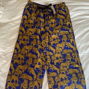 J.Crew Collection silk twill relaxed pant